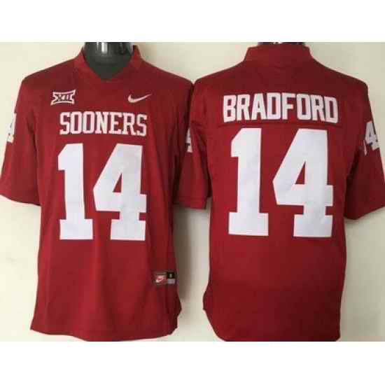 Men's Oklahoma Sooners #44 Brian Bosworth Red College Football Stitched Jersey